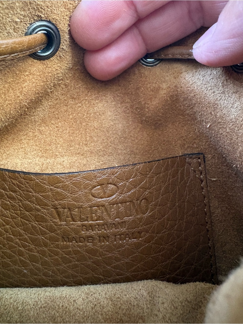 Valentino cross body brown leather purse - Picture 7 of 7